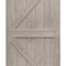 Renin Stone K-Design 42 in. x 84 in. Barn Door Slab Only BD052W09GY1GYE42084 - alternate 3